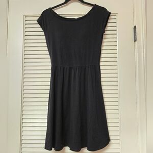 Uniqlo - Black Dress With Built-in Bra Pads